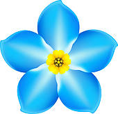 Forget Me Not Clip Art.