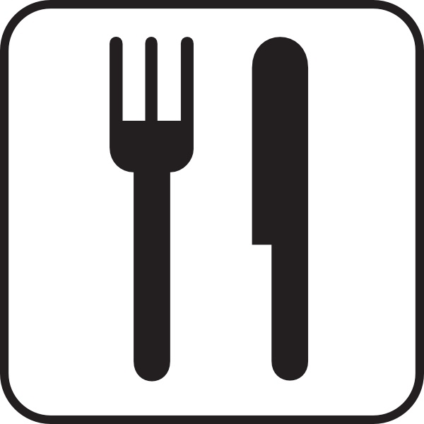 Fork And Spoon clip art Free vector in Open office drawing.