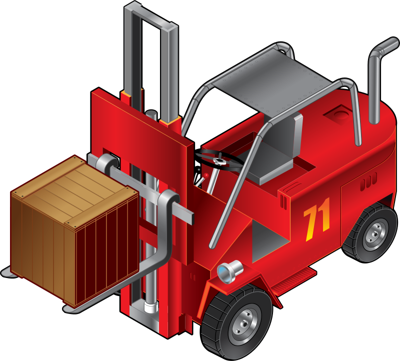 Free Clipart: Forklift Truck.
