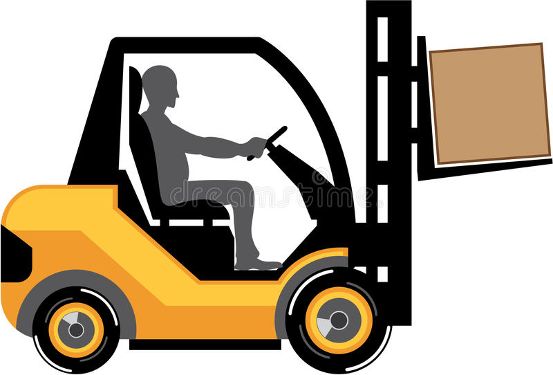 219 Forklift free clipart.