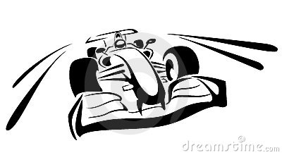 Formula One Sketch Editorial Image.