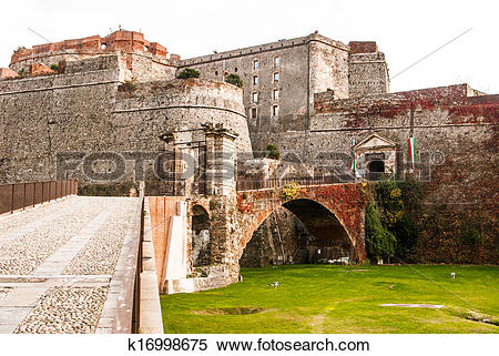 Stock Image of Fortezza del Priamar, Savona, Italy k16998675.