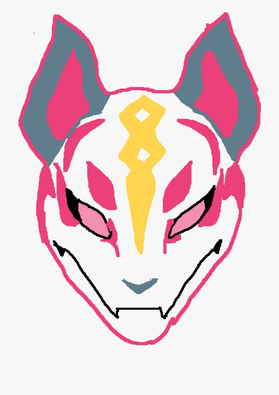 Drift Drawing Mask Fortnite Clipart , Png Download.