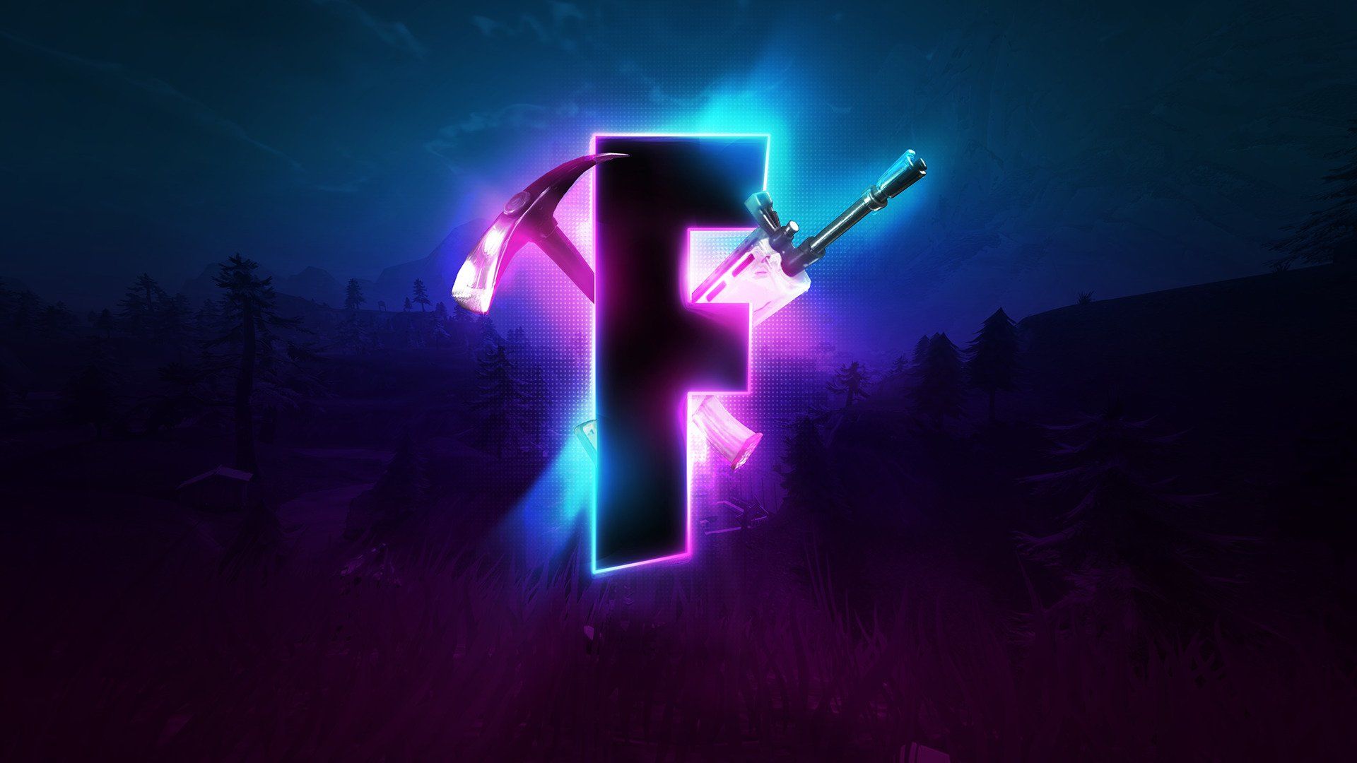 Neon Fortnite Wallpaper - Cool Neon Wallpapers - Wallpaper Cave