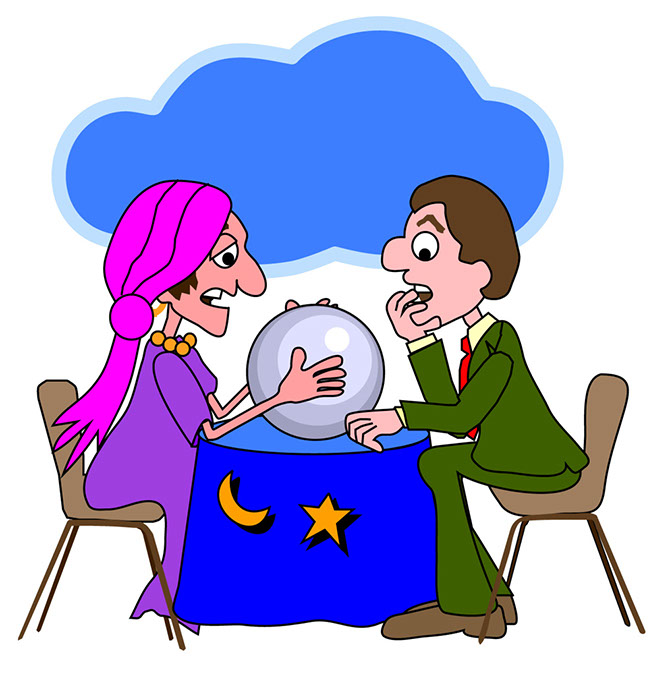 Fortune telling clipart.