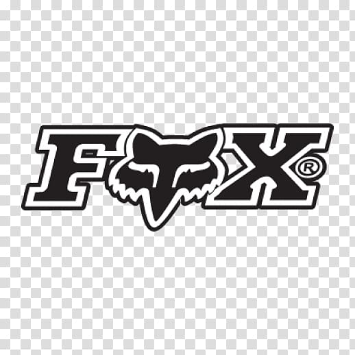 Fox Racing Logo Brand Clothing, moto transparent background.