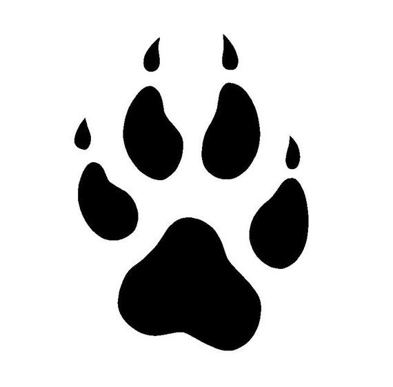 Free Paw Print Silhouette, Download Free Clip Art, Free Clip.