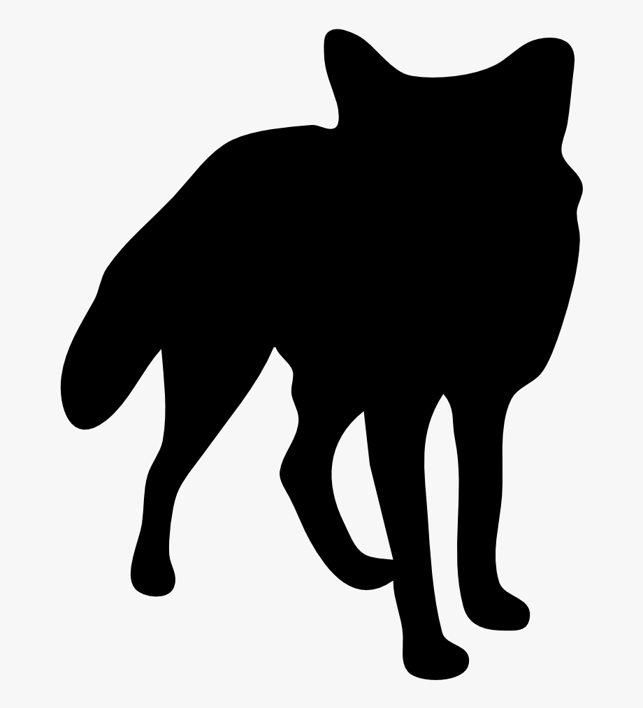 Banner Royalty Free Fox Head Clipart Black And White.