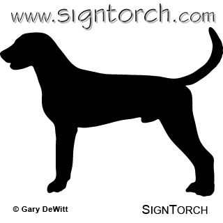 American Foxhound 2 _ : SignTorch, Turning images into vector cut.