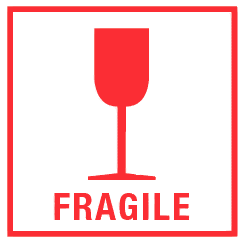 Transparent Fragile Sign transparent PNG.