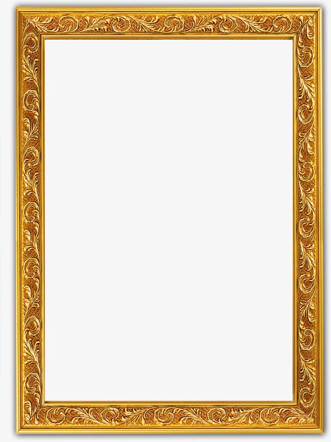 Glyph Golden Border, Golden, Glyph Clipart, Golden Clipart PNG.