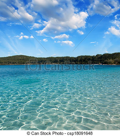 Stock Photo of Paradise of Lake McKenzie, Fraser Island.
