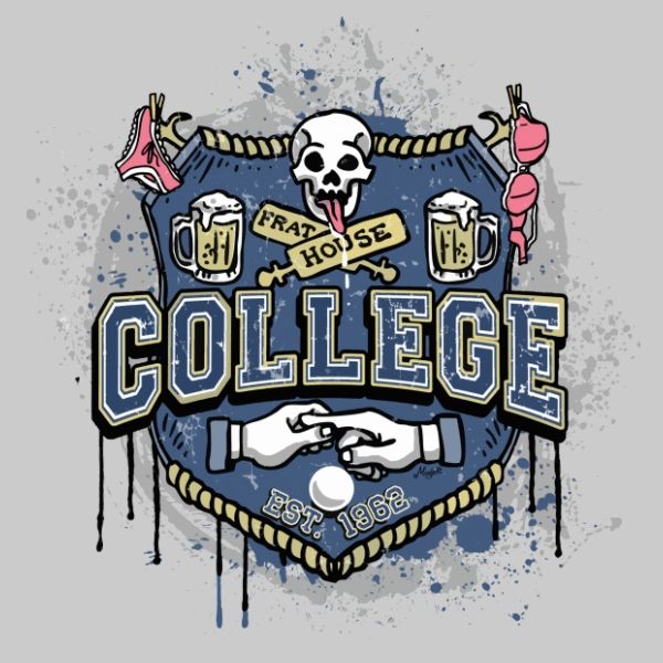 College Frat House Logo in 2019.