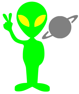 Free Alien Clipart Cartoons.