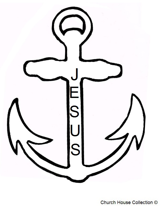 Free Anchor Jesus Clipart.