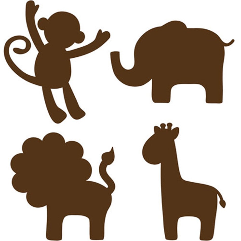 jungle animal silhouette clipart 10 free Cliparts | Download images on