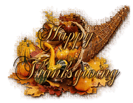 Happy Thanksgiving Animated Clipart.