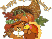 Free Animated Thanksgiving Clipart.