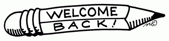 Welcome To School Clipart Black And White.