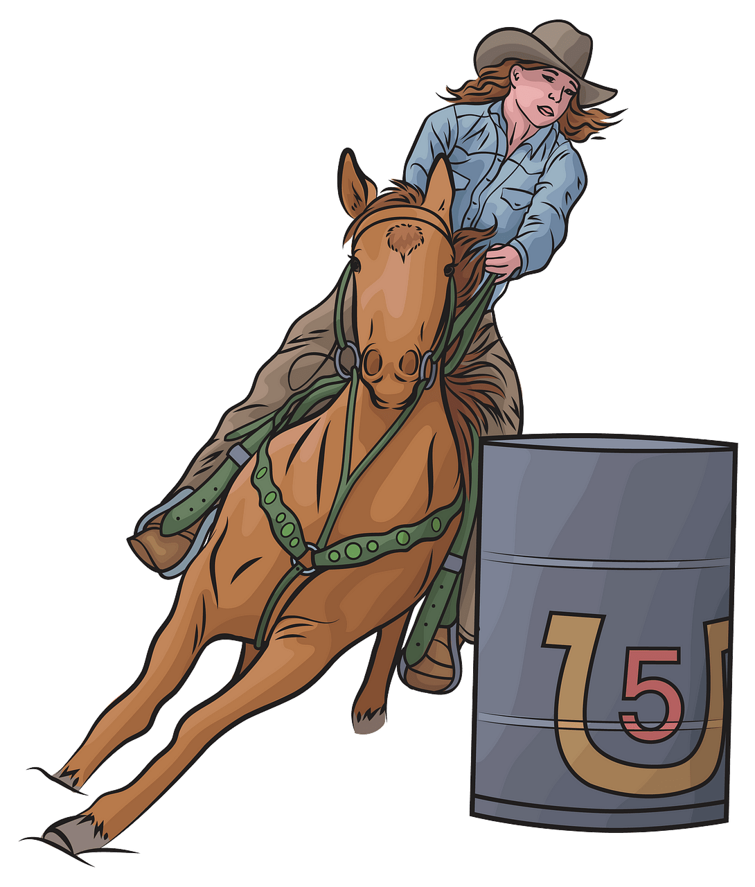 barrel racing horse clipart 10 free Cliparts | Download images on