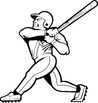 Baseball clipart black and white free clipart images 4.