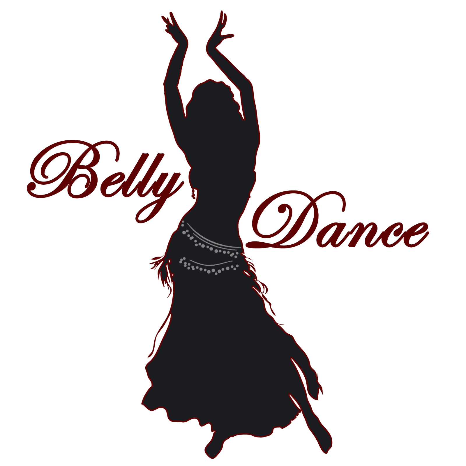 Belly dance Silhouette.