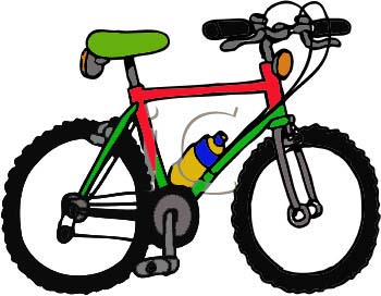 2396 Bicycle free clipart.