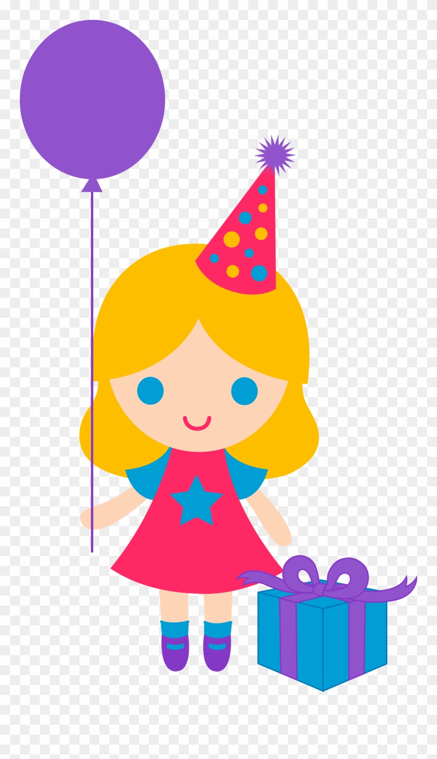 Little Birthday Girl Clip Art Free Clip Art.