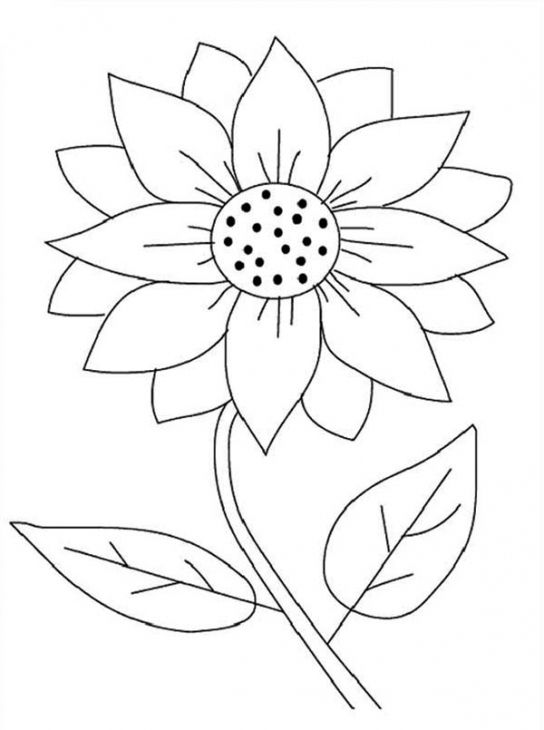 Free Free 143 Flower Clipart Sunflower Svg Black And White SVG PNG EPS DXF File