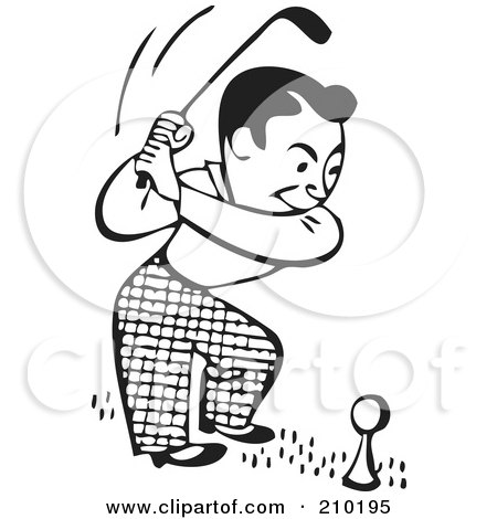free black and white golf clipart 20 free Cliparts | Download images on ...