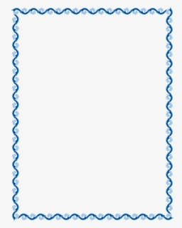 Free Blue Border Clip Art with No Background.