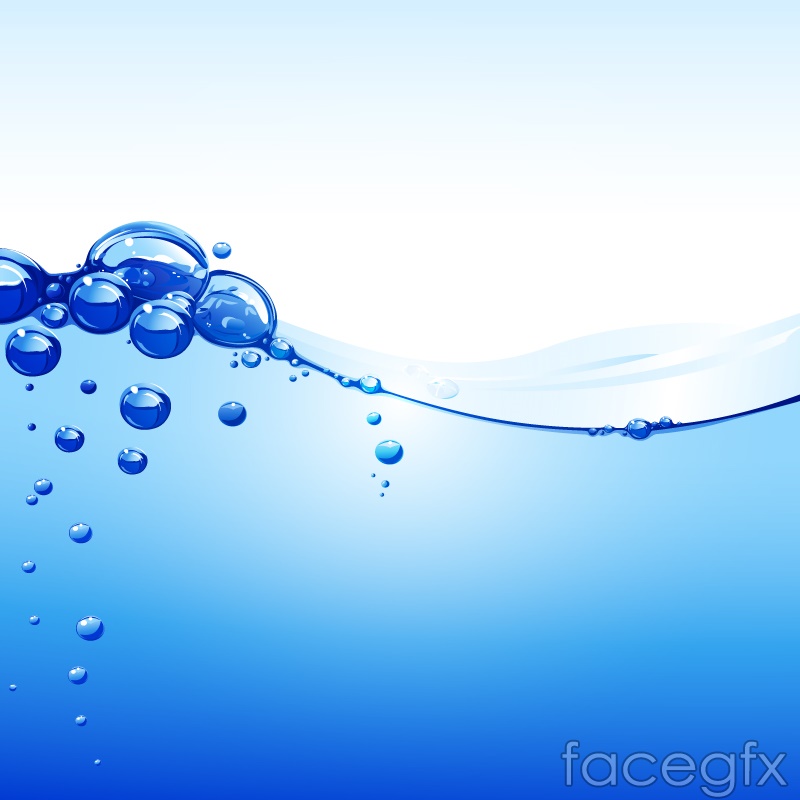 Free Clipart Bubble Water Background.