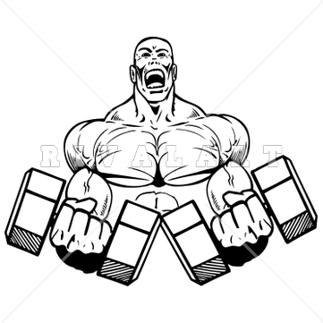 Pin on Weight Lifting Clip Art.