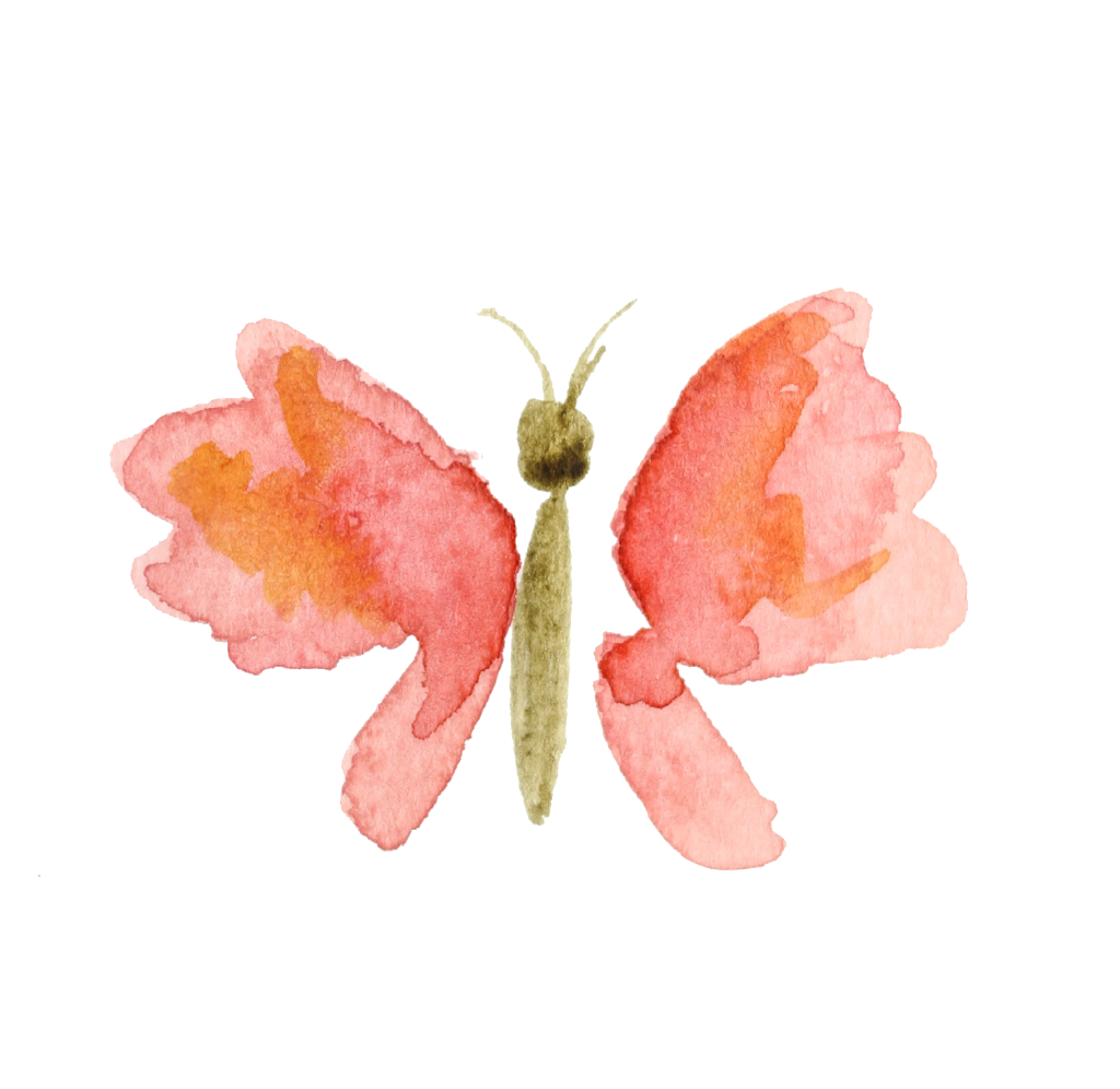 Watercolor Butterfly Free Clipart.