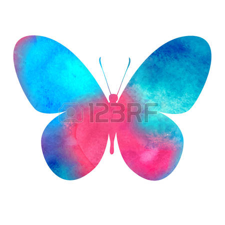 4,393 Watercolor Butterfly Stock Vector Illustration And Royalty.