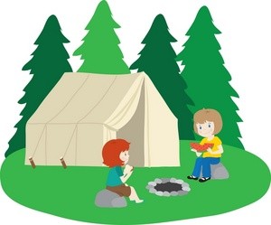 Free camping clipart the cliparts.