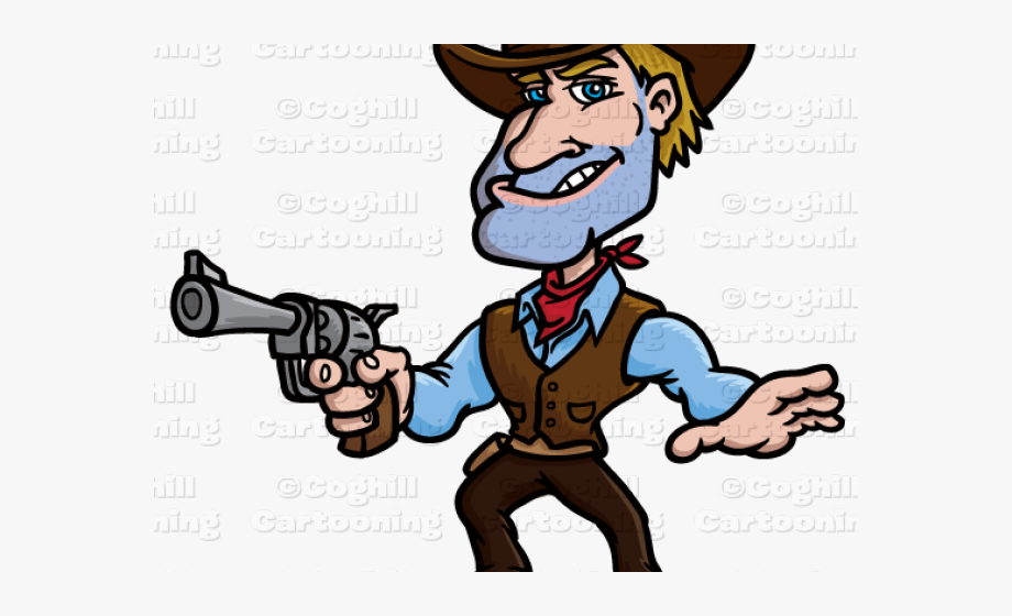 Cowboy Clipart Cartoon.
