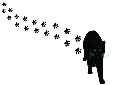 Paw print clip art free clipart clipartcow.