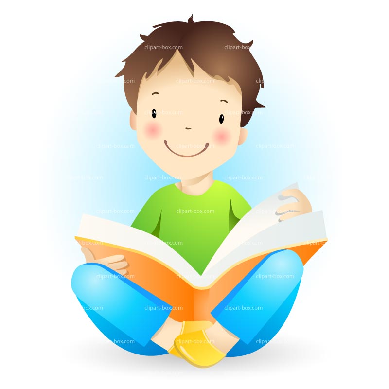 Free Clipart Reading A Book.