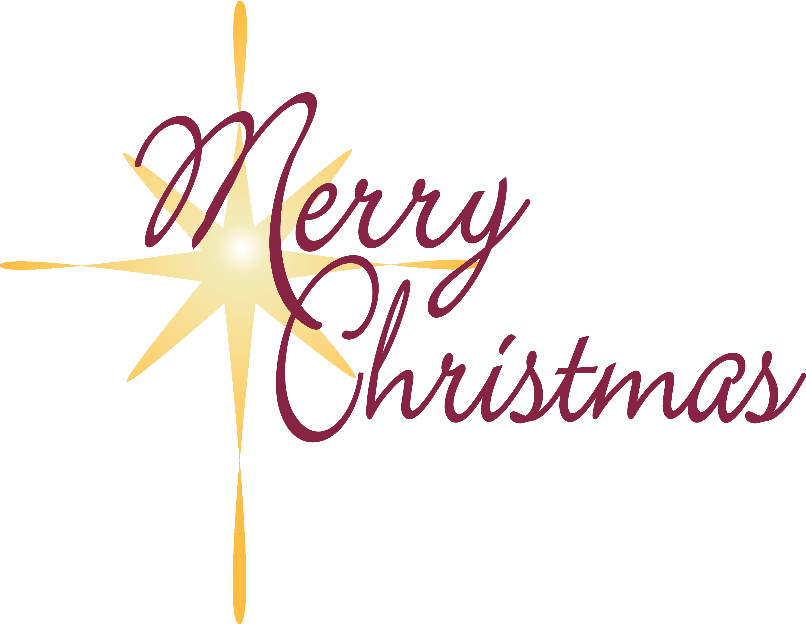Christian Christmas Word Clip Art free image.