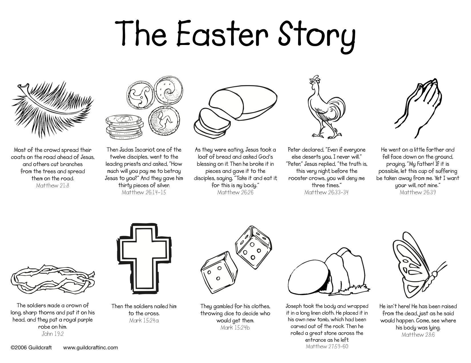 Soulmetalpodcast Free Easter Story Clipart For Coloring Pages