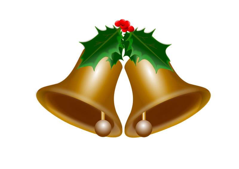 Free Clipart: Bells of Christmas.