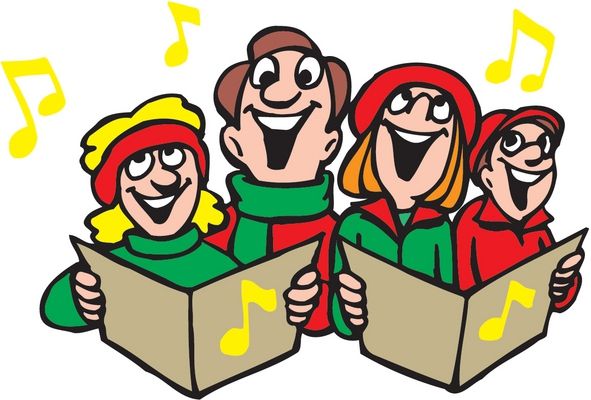 Image result for free christmas caroling clipart.