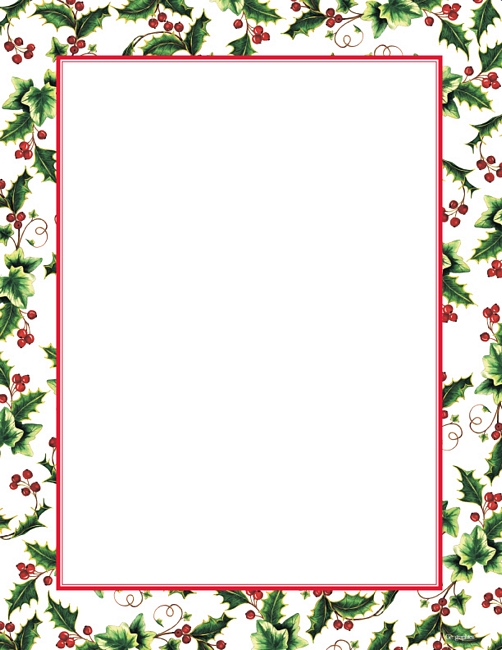 Free christmas clipart borders printable 3 » Clipart Station.
