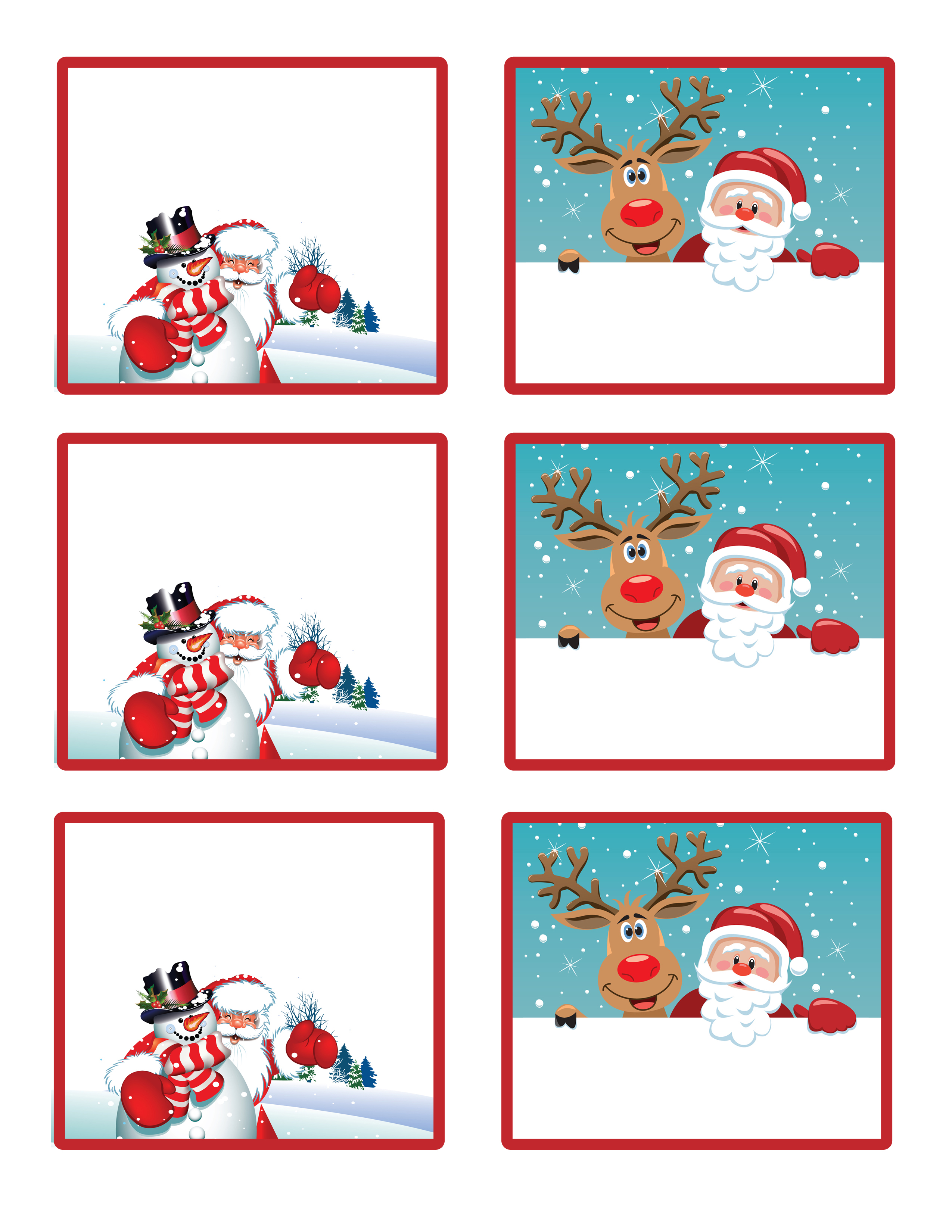 Free christmas clipart name tags.