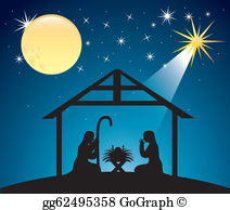 Nativity Scene Clip Art.