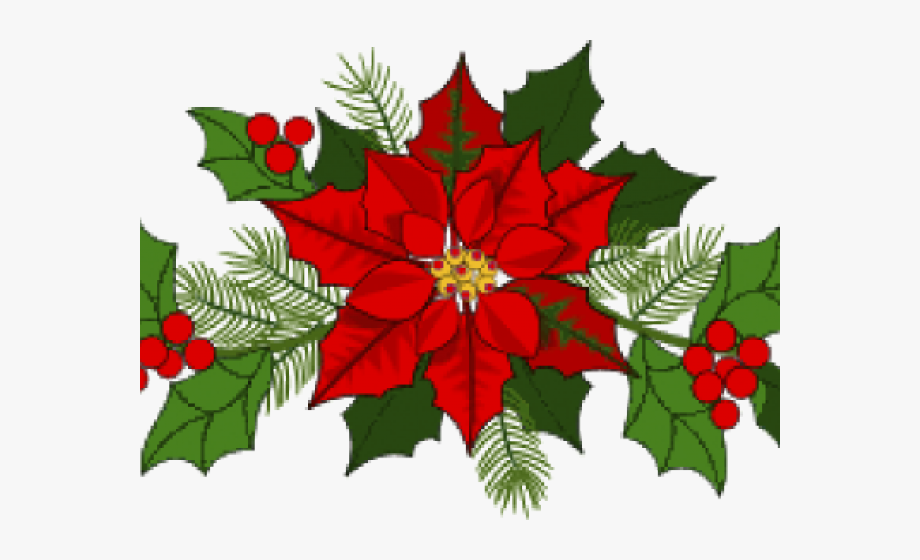 Free Poinsettia Clipart.