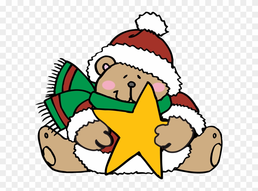 Cute Teddy Bears Dressed For Christmas.
