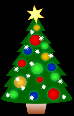 Animated Christmas Tree Clipart.