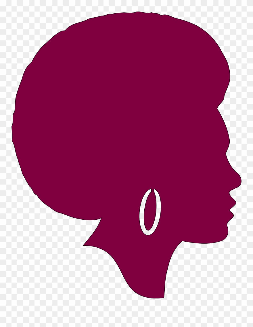 Svg Free Clipart African American Female.